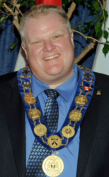 Rob Ford via The City of Toronto from Toronto, Canada (11-007-167 Uploaded by Skeezix1000) [CC-BY-2.0 (www.creativecommons.org/licenses/by/2.0)], via Wikimedia Commons