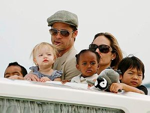Jolie, Pitt, children